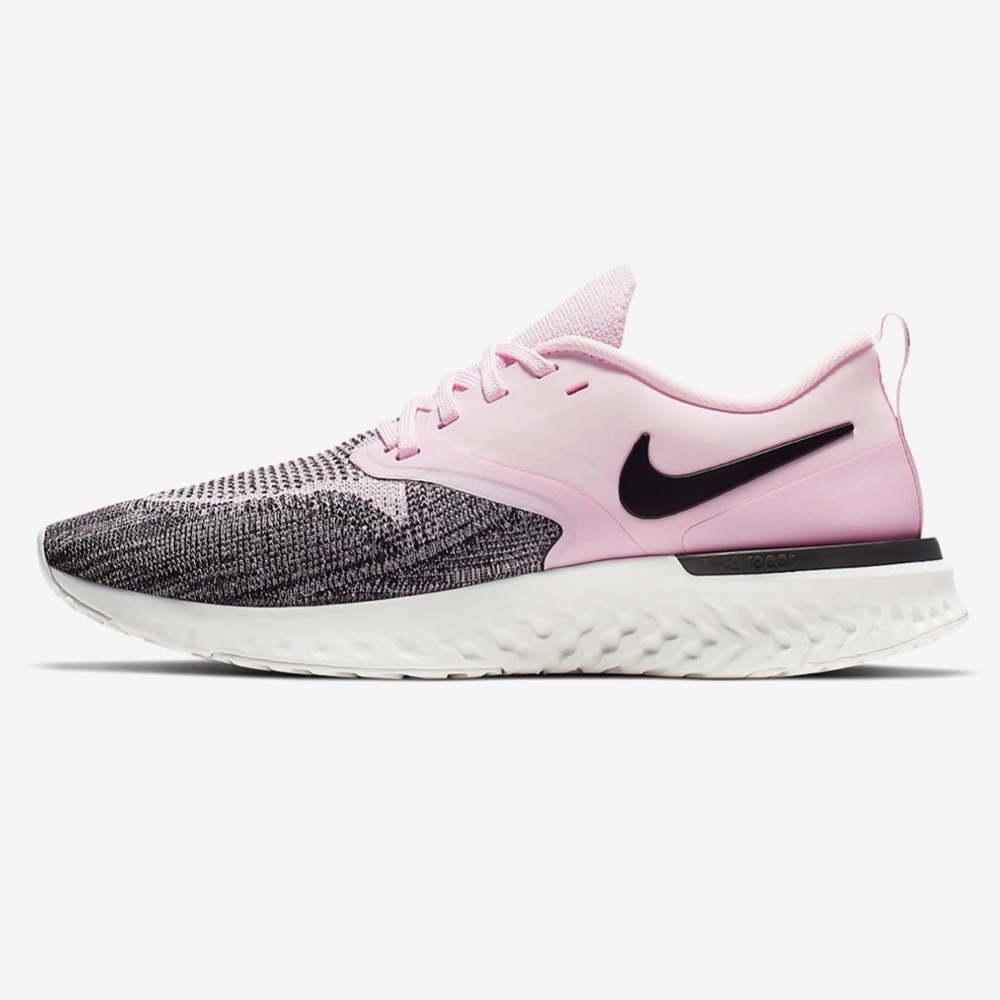 Nike Odyssey React 2 flyknit sneaker pink black